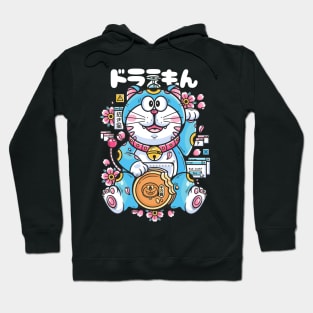 Maneki Neko Doraemon Hoodie